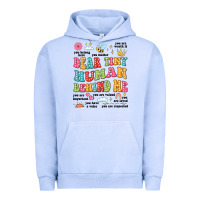 Pigment Grape Ice customized teacher dear tiny human behind me back Urban Hoodie - JahusDesignShop