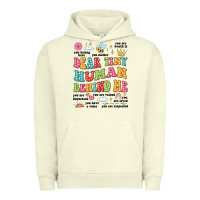 Pigment Pistachio customized teacher dear tiny human behind me back Urban Hoodie - JahusDesignShop