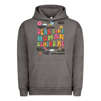 Pigment Tornado customized teacher dear tiny human behind me back Urban Hoodie - JahusDesignShop