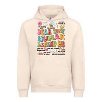 Sandshell customized teacher dear tiny human behind me back Urban Hoodie - JahusDesignShop