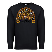 Black football rainbow Premium Sweatshirt - RanaPortraitStore