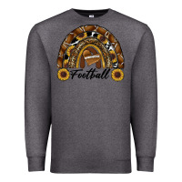 Charcoal Heather football rainbow Premium Sweatshirt - RanaPortraitStore