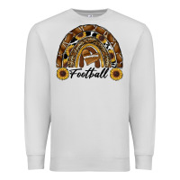 Dove Grey football rainbow Premium Sweatshirt - RanaPortraitStore