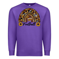 Purple football rainbow Premium Sweatshirt - RanaPortraitStore