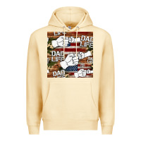 Pina Colada dad life fist bump seamless pattern Premium Hoodie - HRA Design Shop