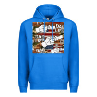 True Royal dad life fist bump seamless pattern Premium Hoodie - HRA Design Shop