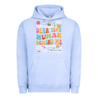 Pigment Grape Ice customized teacher dear tiny human behind me back Urban Hoodie - JahusDesignShop