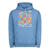 Pigment Pebble Blue customized teacher dear tiny human behind me back Urban Hoodie - JahusDesignShop