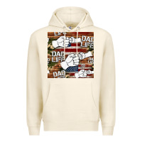 Tofu dad life fist bump seamless pattern Premium Hoodie - HRA Design Shop