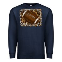 Navy leopard american football backround Premium Sweatshirt - RanaPortraitStore