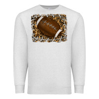 Oatmeal Heather leopard american football backround Premium Sweatshirt - RanaPortraitStore