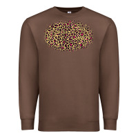 Chestnut leopard pattern Premium Sweatshirt - RanaPortraitStore