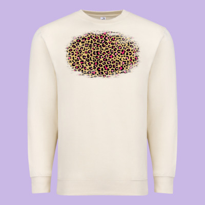 Premium Sweatshirt leopard pattern
