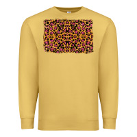 Antique Gold leopard glitter background Premium Sweatshirt - RanaPortraitStore