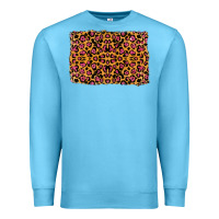 Ocean Blue leopard glitter background Premium Sweatshirt - RanaPortraitStore