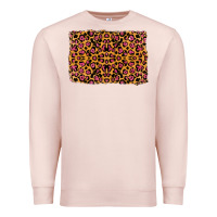Pale Pink leopard glitter background Premium Sweatshirt - RanaPortraitStore