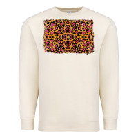 Sandshell leopard glitter background Premium Sweatshirt - RanaPortraitStore