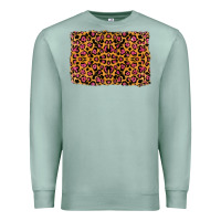 Seafoam leopard glitter background Premium Sweatshirt - RanaPortraitStore
