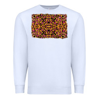 White leopard glitter background Premium Sweatshirt - RanaPortraitStore