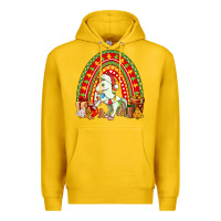 Lemon Christmas Unicorn Rainbow Premium Hoodie - FaDigitalArtStudio
