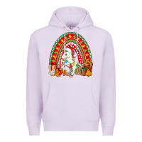 Lilac Christmas Unicorn Rainbow Premium Hoodie - FaDigitalArtStudio