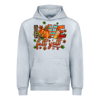 Heather Grey love fall  yall Urban Hoodie - AdoDesignShop