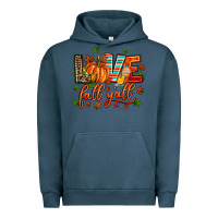 Pigment Midnight Navy love fall  yall Urban Hoodie - AdoDesignShop