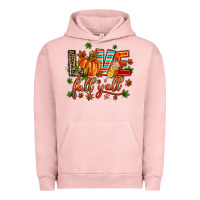Pigment Salmon love fall  yall Urban Hoodie - AdoDesignShop
