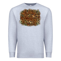 Heather Grey leopard tooled leather turquoise Premium Sweatshirt - RanaPortraitStore