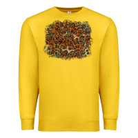 Lemon leopard tooled leather turquoise Premium Sweatshirt - RanaPortraitStore