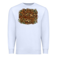 White leopard tooled leather turquoise Premium Sweatshirt - RanaPortraitStore