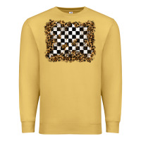 Antique Gold racing leopard background Premium Sweatshirt - RanaPortraitStore