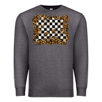 Charcoal Heather racing leopard background Premium Sweatshirt - RanaPortraitStore