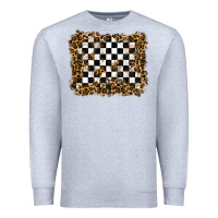 Heather Grey racing leopard background Premium Sweatshirt - RanaPortraitStore
