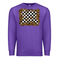 Purple racing leopard background Premium Sweatshirt - RanaPortraitStore