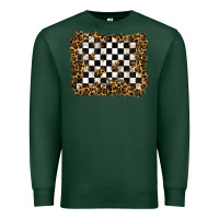 Racing Leopard Background Premium Sweatshirt | Teevron