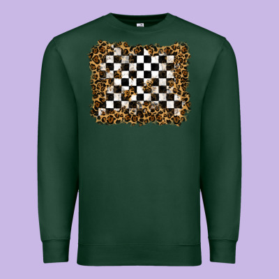 Premium Sweatshirt racing leopard background