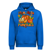 Cobalt farm fresh pupkins Urban Hoodie - AdoDesignShop