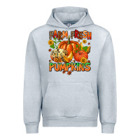 Heather Grey farm fresh pupkins Urban Hoodie - AdoDesignShop
