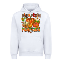 White farm fresh pupkins Urban Hoodie - AdoDesignShop