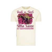 Vintage Arctic just a girl who loves baby spinosaurus Vintage Tee - Artiststas