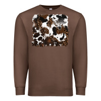 Chestnut leopard cowhide background Premium Sweatshirt - RanaPortraitStore