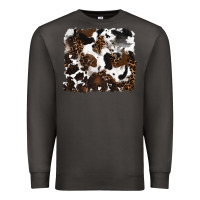 Smoke leopard cowhide background Premium Sweatshirt - RanaPortraitStore