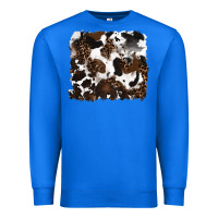 True Royal leopard cowhide background Premium Sweatshirt - RanaPortraitStore