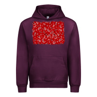 Mauve Wine bandana background Urban Hoodie - AdoDesignShop