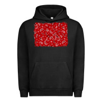 Pigment Black bandana background Urban Hoodie - AdoDesignShop