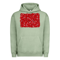 Pigment Oil Green bandana background Urban Hoodie - AdoDesignShop