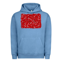 Pigment Pebble Blue bandana background Urban Hoodie - AdoDesignShop