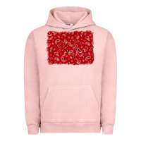 Pigment Salmon bandana background Urban Hoodie - AdoDesignShop