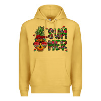 Antique Gold summer vibes Premium Hoodie - CowhideDigitalArt